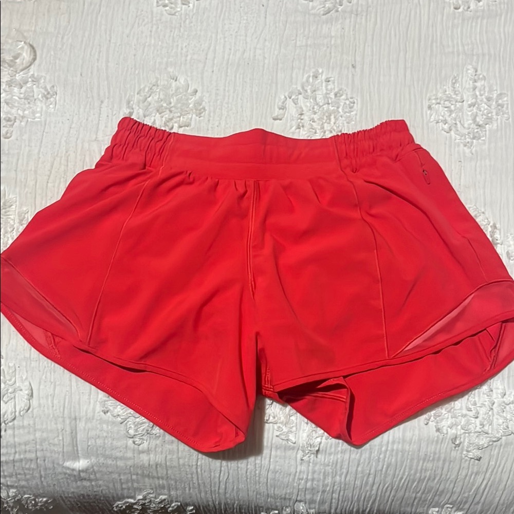 Lululemon Women's Red Athletic Shorts